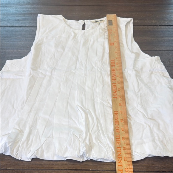 Madewell Sleeveless Crewneck Bubble Top Size L - Picture 4 of 10